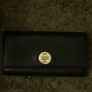 Black leather Kate Spade wallet